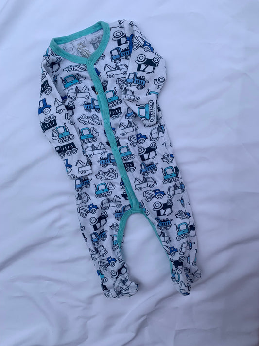 0724 pyjama léger motif camion 3-6 mois - BABY ELEMENTS