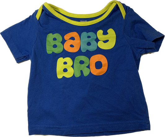 0687 t-shirt baby bro 12-18 mois - George